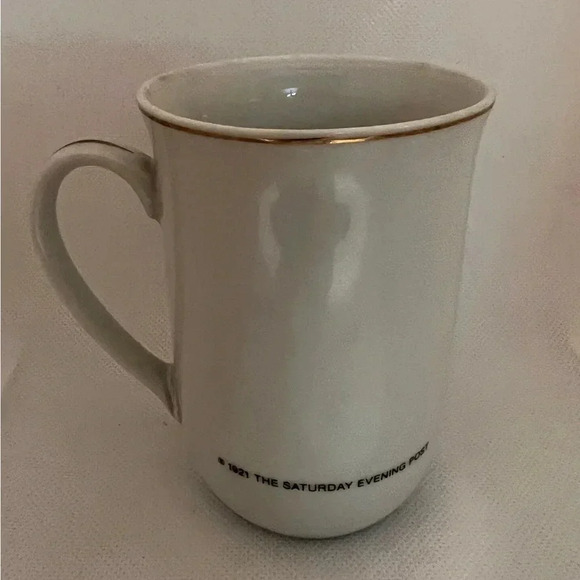 The Saturday Evening Post | Norman Rockwell “No Swimming” cup. - Picture 3 of 9